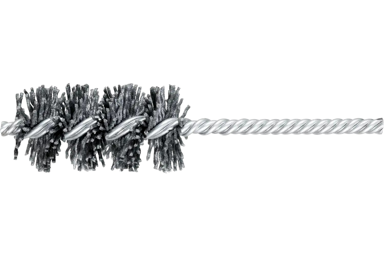 Picture of Pferd Abrasive 84050 Pferd M-BRAD® Power Tube Brush - 1-1/4" Dia. .040/120 Grit Silicon Carbide 1/4" Stem